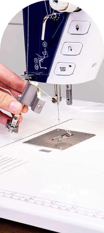 Remove sewing presser foot