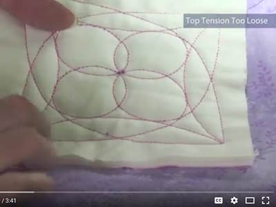 Tension 3 - top tension too loose