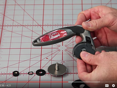 Making the My Comfort Cutter left or right handed